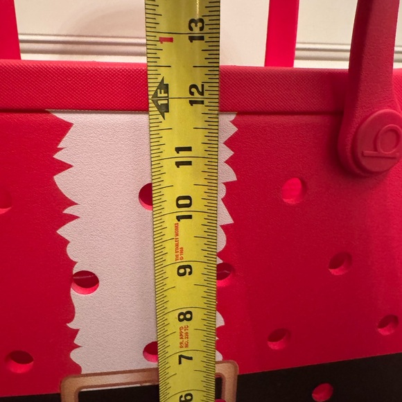 Santa Christmas Red Bogg Bag Original Large Waterproof Rubber Tote - Picture 12 of 12